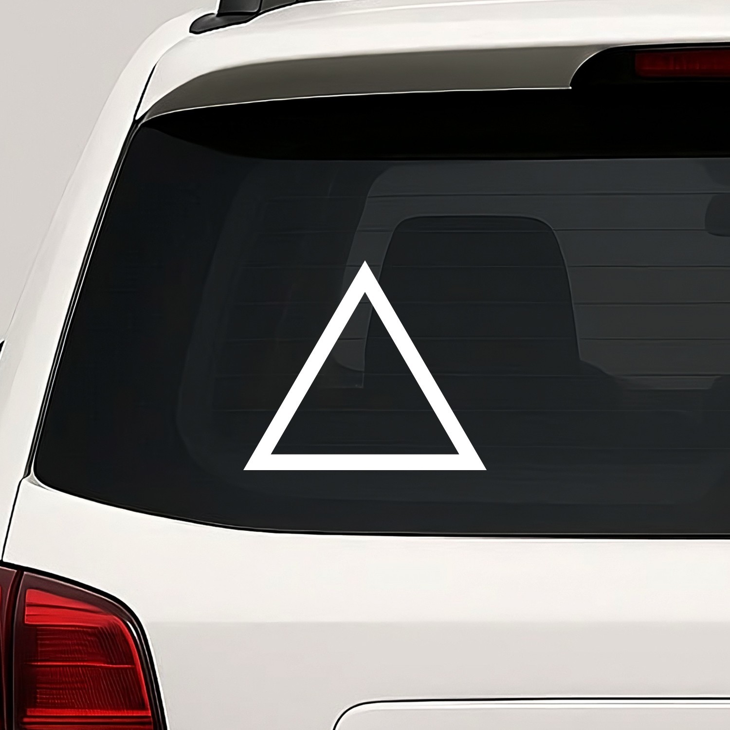 Triangle Outline Vinyl Die Cut Decal Sticker – Shape Equilateral