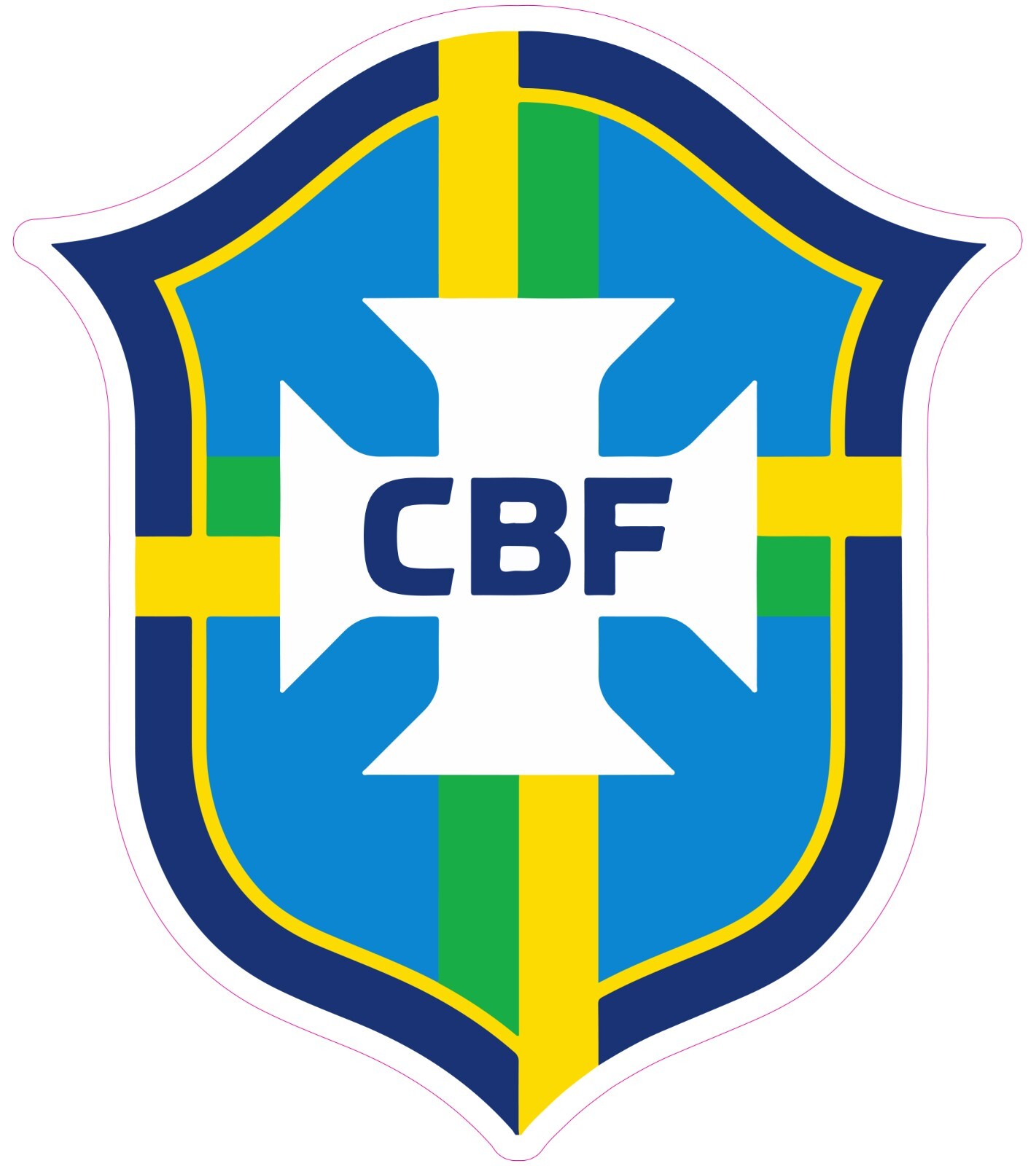 Brazil National Soccer Team Vinyl Decal Sticker Car Bumper Truck Laptop Mug