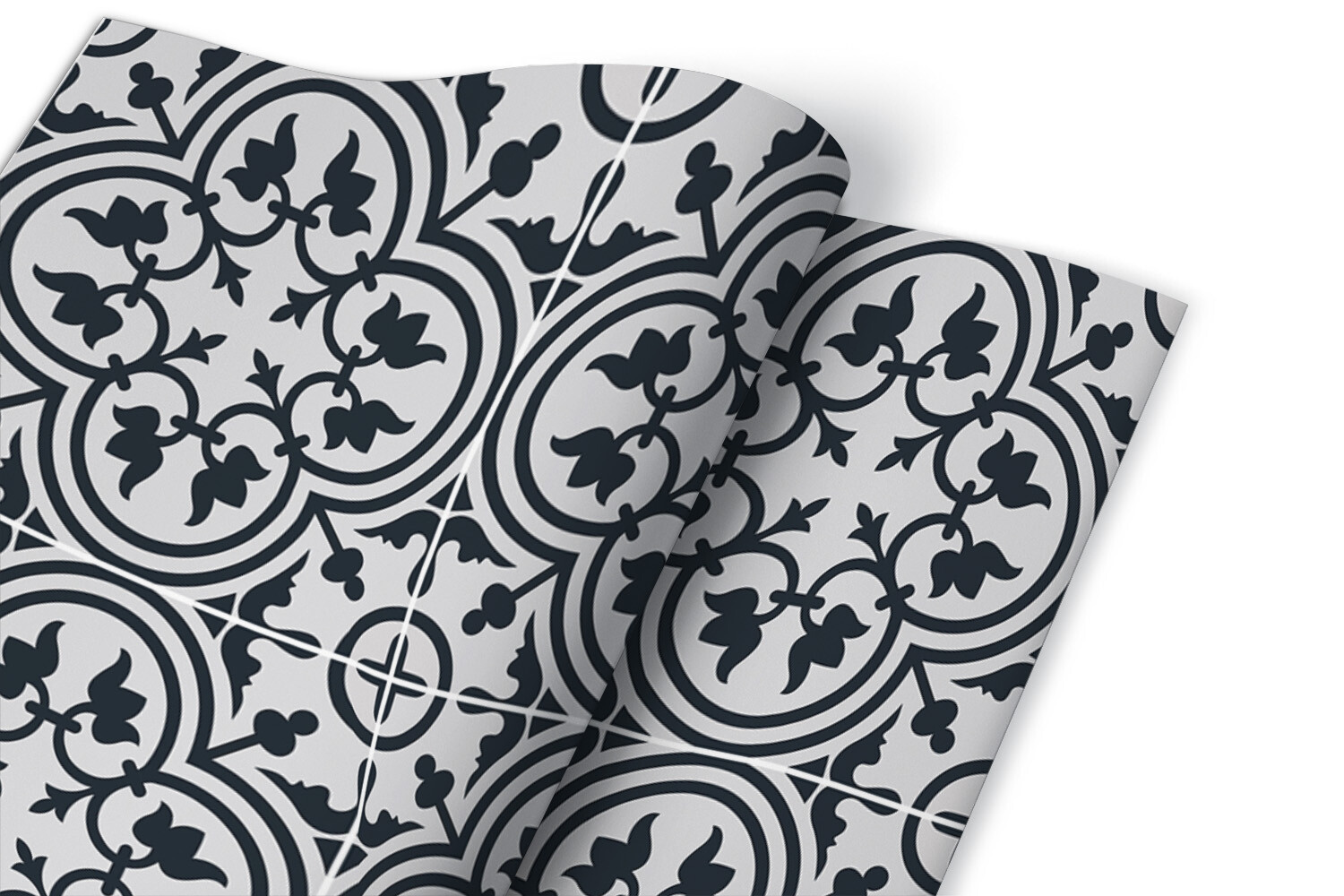 Sticker Veneer Furniture Wardrobe Table Adhesive Plant pattern 100×50