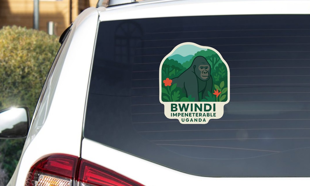 Bwindi Uganda National Park Sticker Decal Vinyl Die-Cut World National Parks