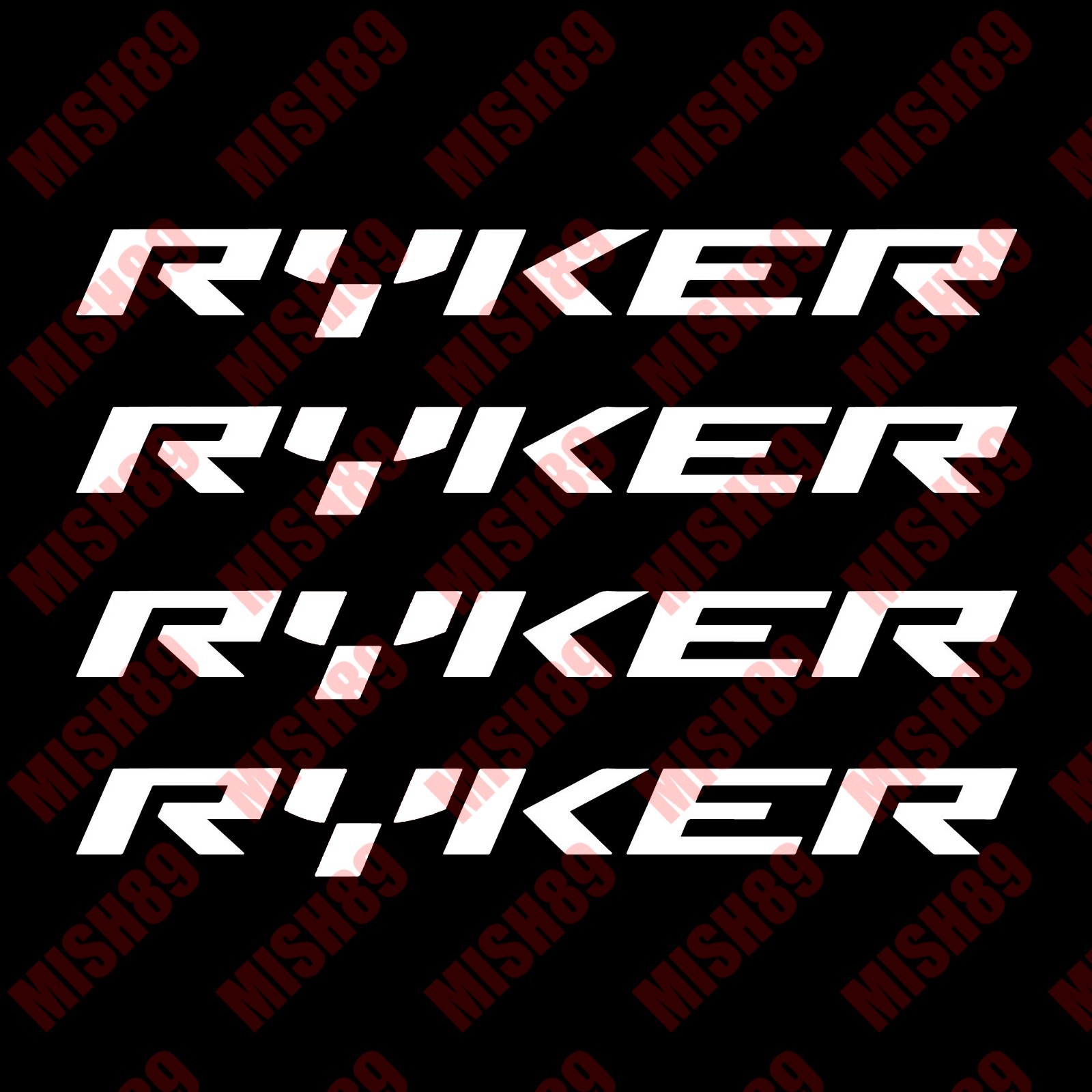 CAN-AM RYKER Decal BRP SPYDER STICKER DECAL Vinyl STICKERS – Any Size