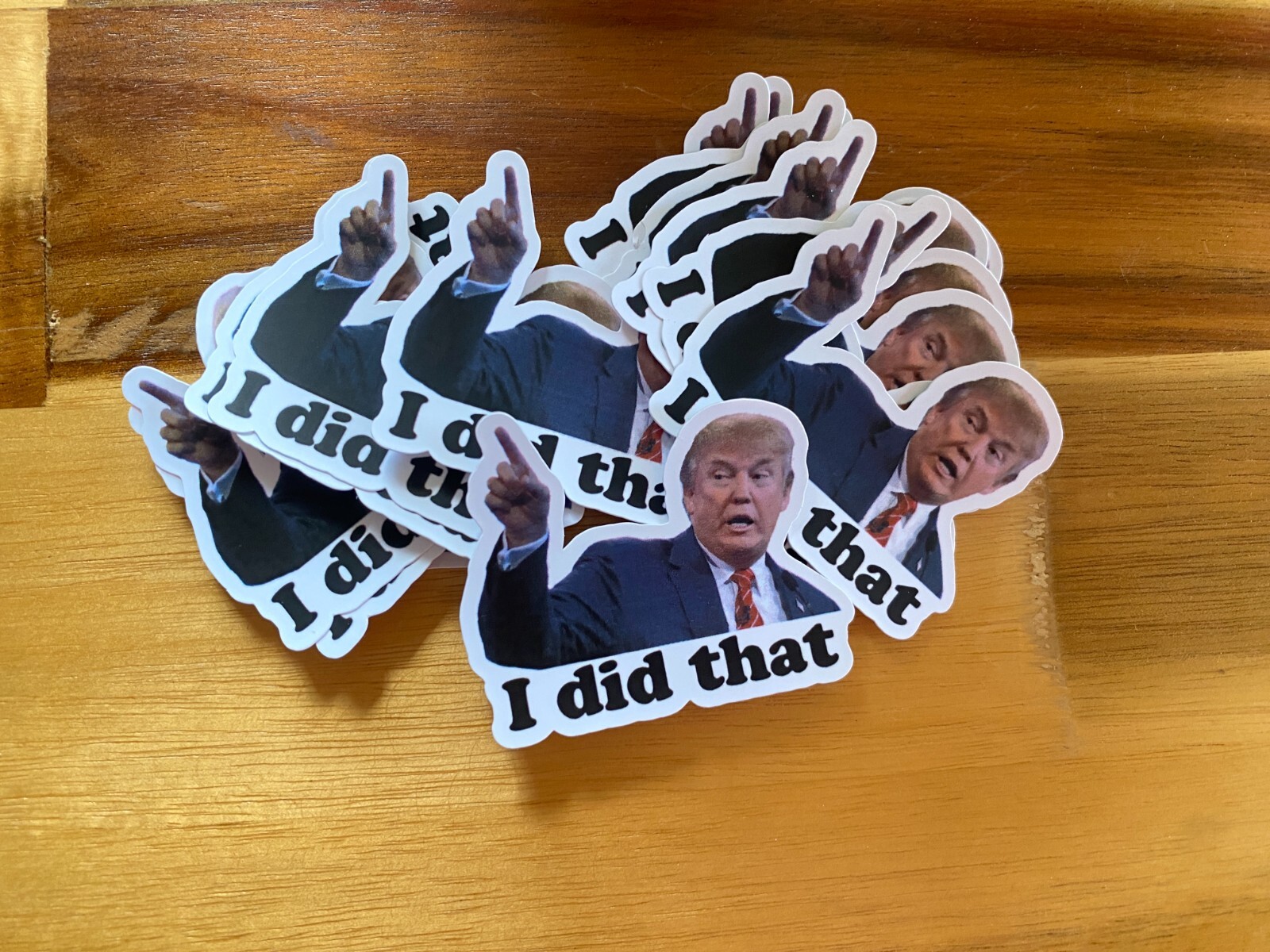 Trump I DID THAT Stickers Decals Car Gas Pump Stickers Station 2" Stickers