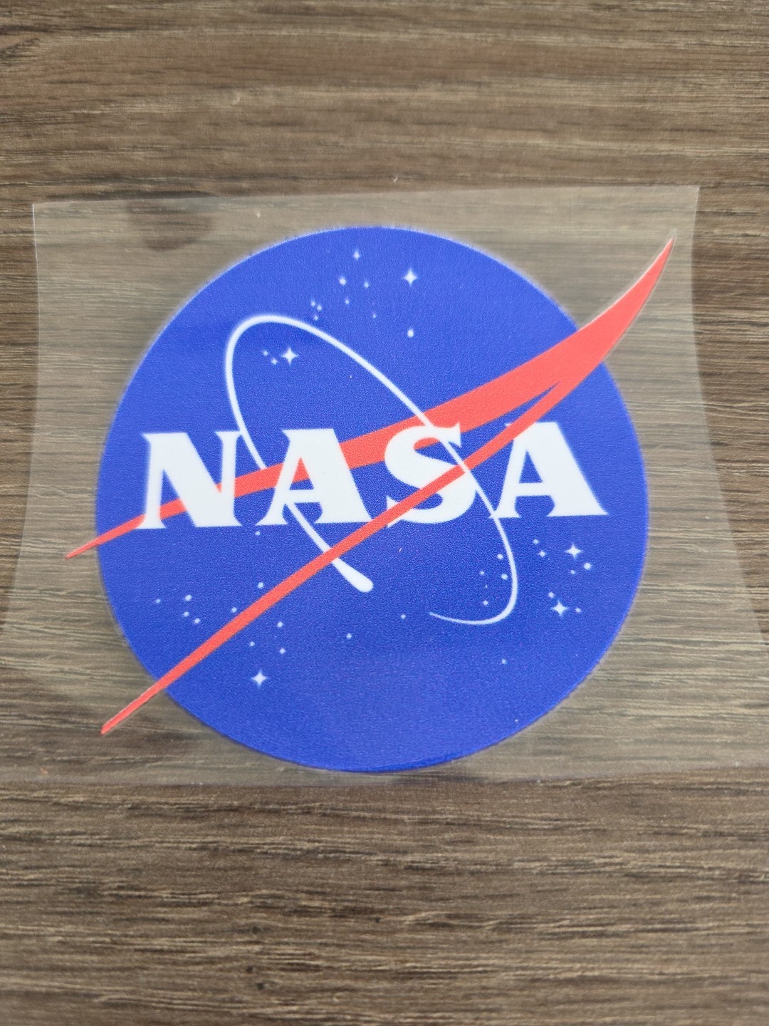 NASA Logo Decal Sicker 3.5 In | USA Flag UV DTF Sticker
