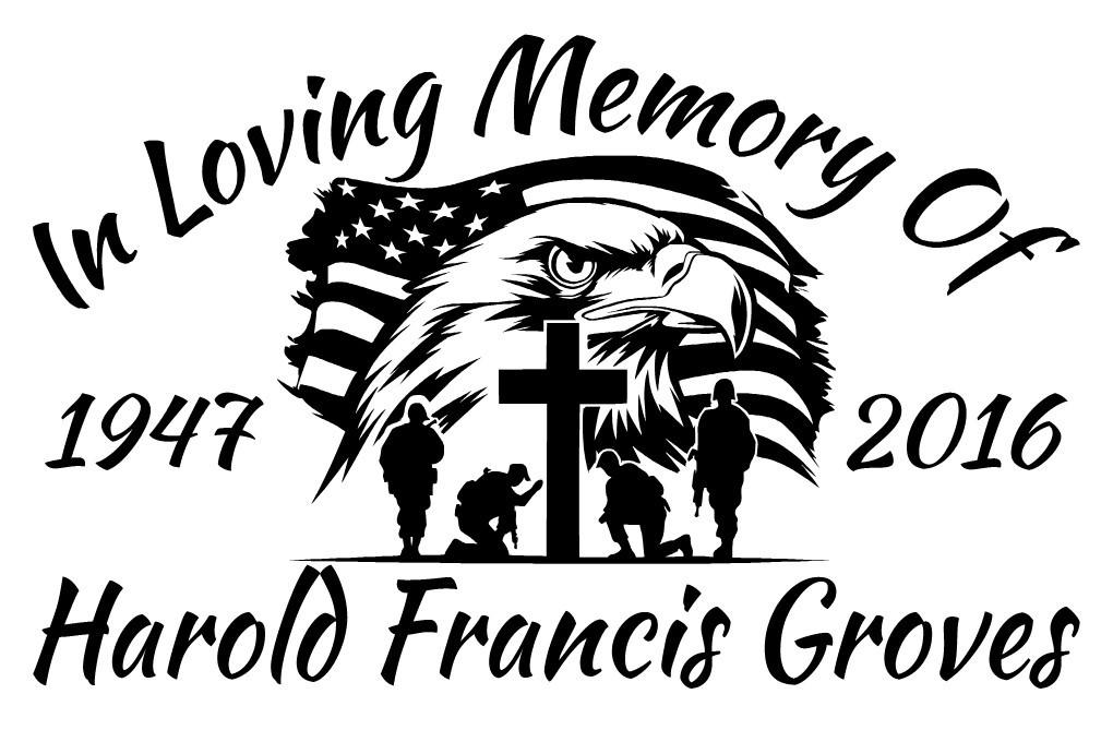 In Loving Memory Of – Military Armed Forces Sticker Decal Memorial Personalize 4