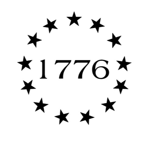 1776 Stars Patriotic USA Vinyl Decal Bumper Sticker Car Truck Window Mirror