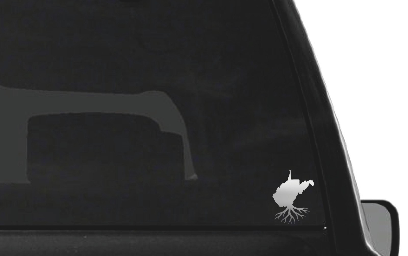 West Virginia Roots Vinyl Decal State Outline Silhouette West Virginians sticker