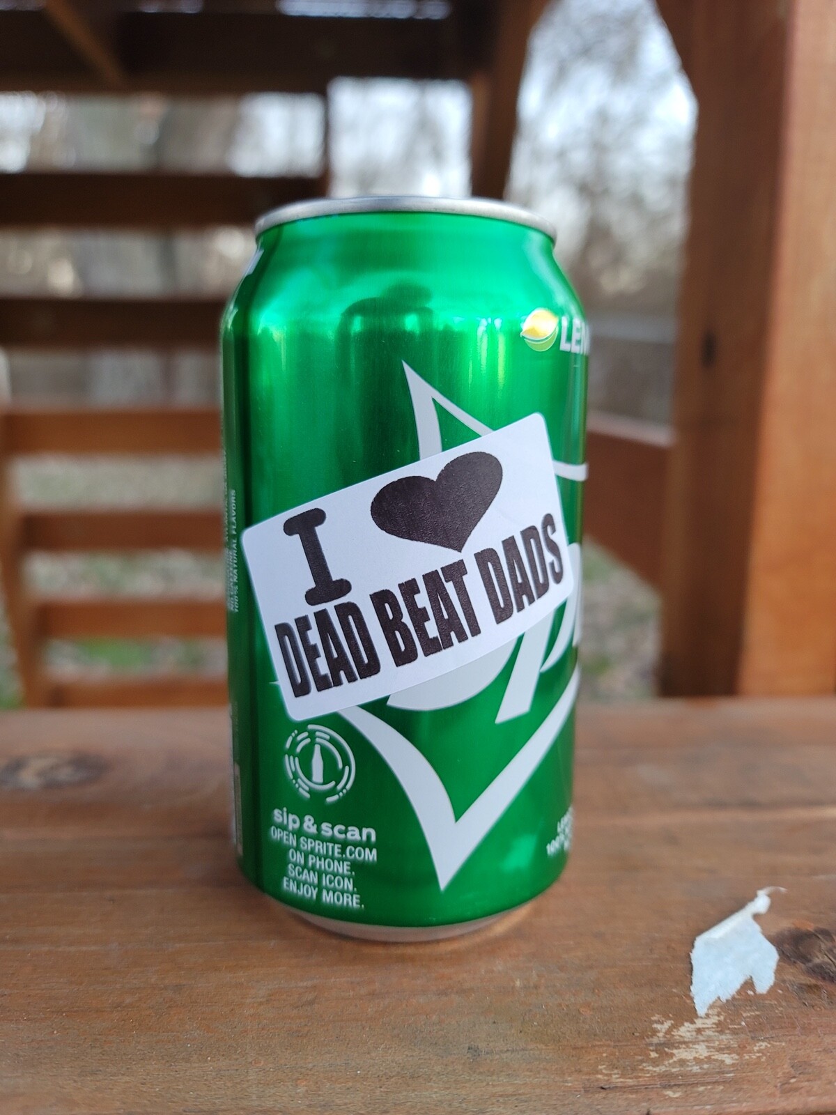 I LOVE DEAD BEAT DADS Stickers 25-500 Pack gag sticker joke decal exotic dancer