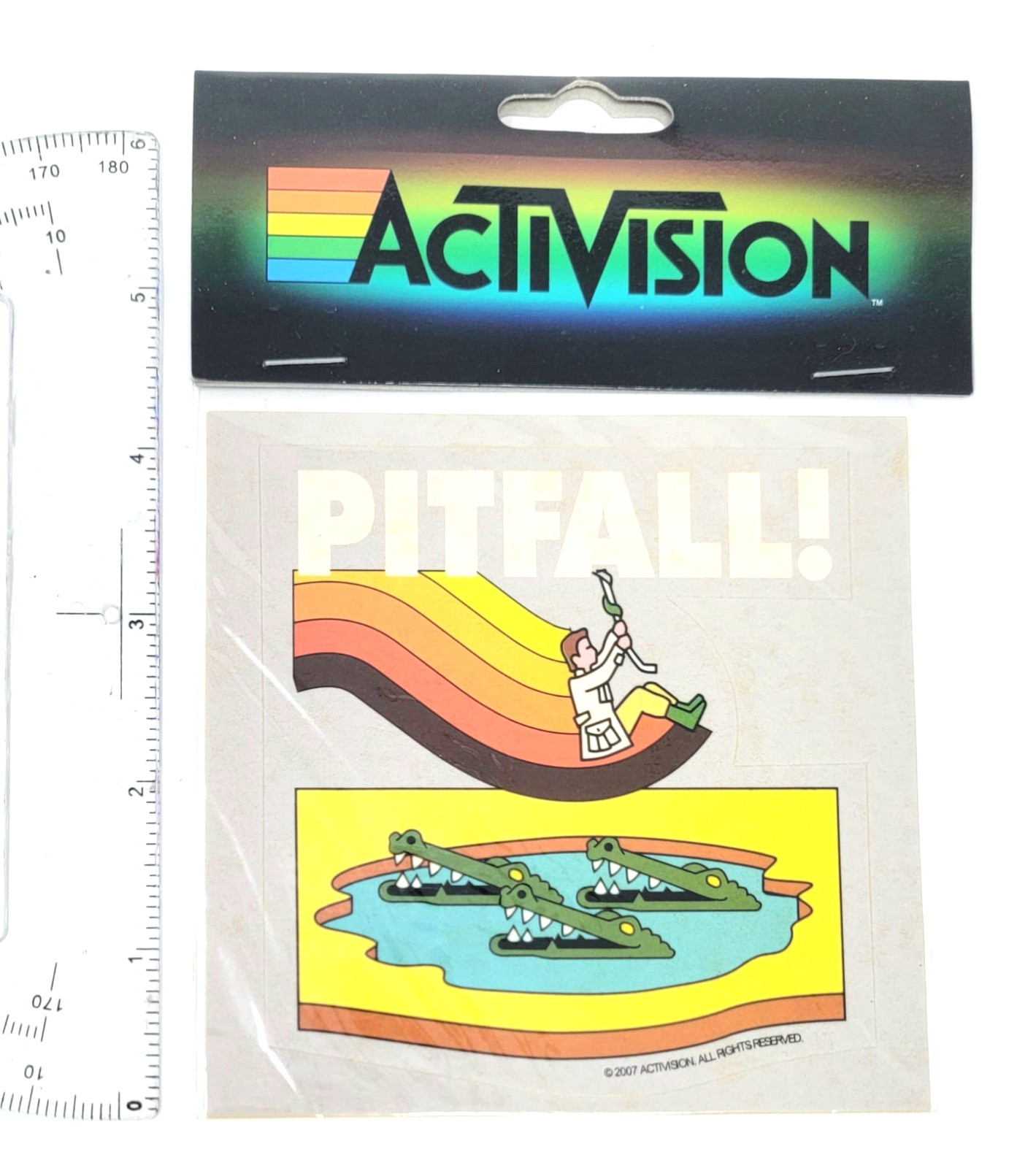 Activision Sticker Pitfall Atari 2007 NWT RARE
