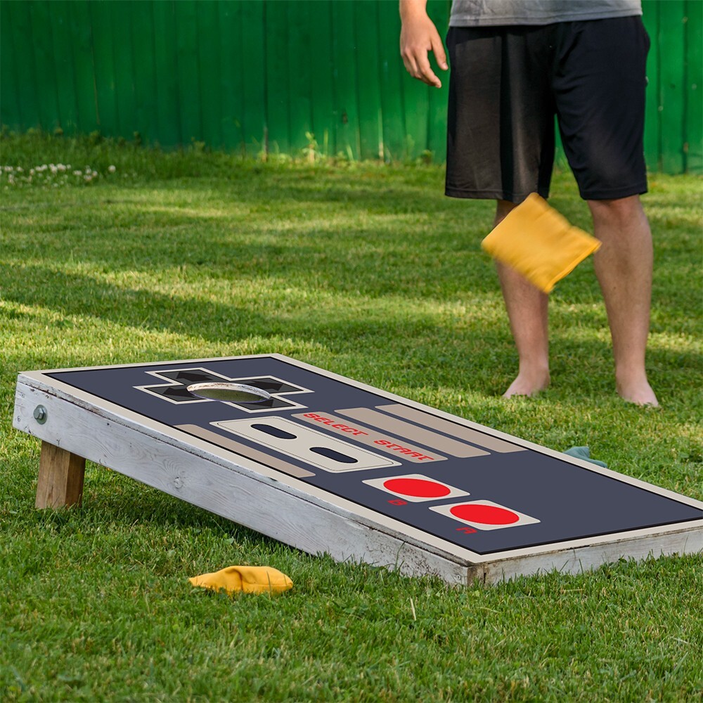 Game Controller Cornhole Wraps Stickers Cornhole Skins Cornhole Wraps for Boards