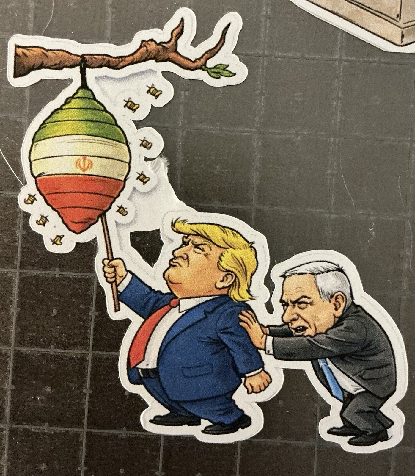 Funny Political Sticker Pack (6) Trump Meme Anti War Laptop Stickers USA