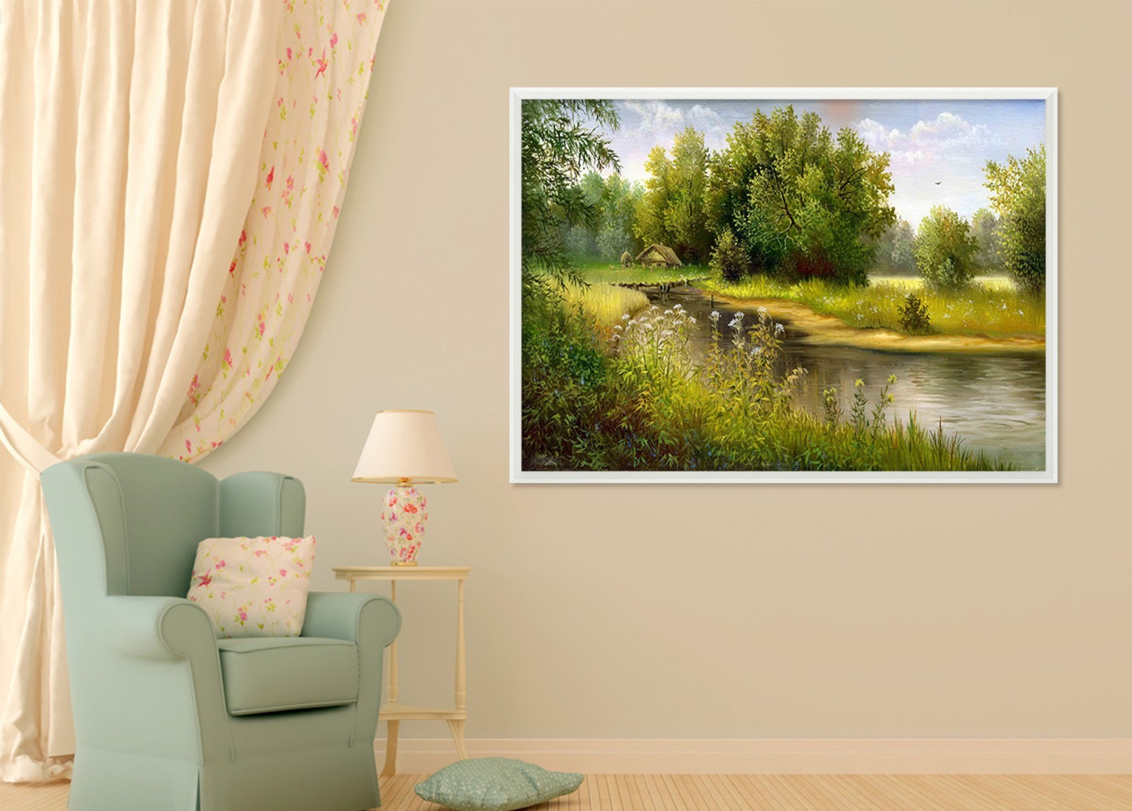 3D Clear River 4 Framed Poster Home Decor Print Painting Art AJ WALLPAPER