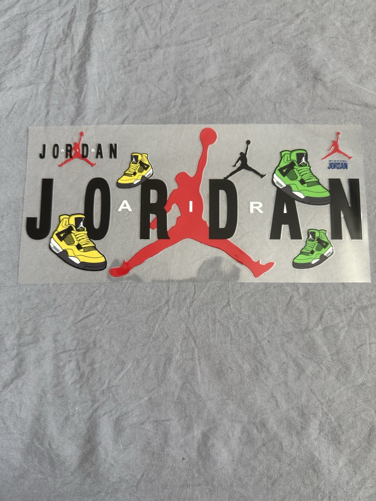 New Air Jordan UV DTF Transfer Sticker Wrap DIY Bottles Cup