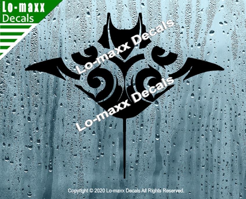 Manta Ray Fish Sea Life Seashore Ocean Beach Car Truck SUV Die Cut Vinyl Decal