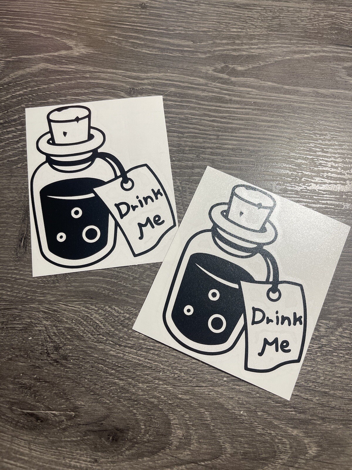 1 Cute Drink Me Vinyl Decal, Sticker, Alice In Wonderland, Disney Decal
