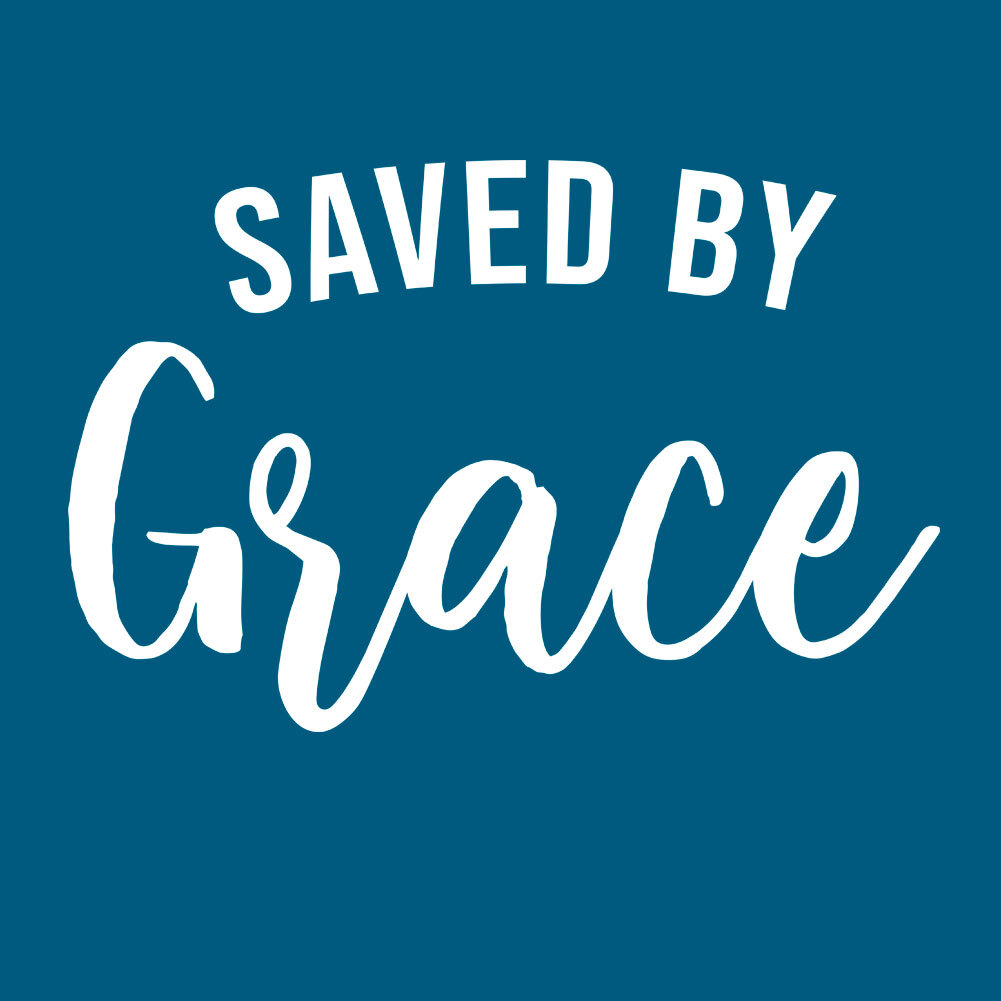 Saved by Grace Christian Jesus Faith Decal Sticker for Car Home Wall Door Window