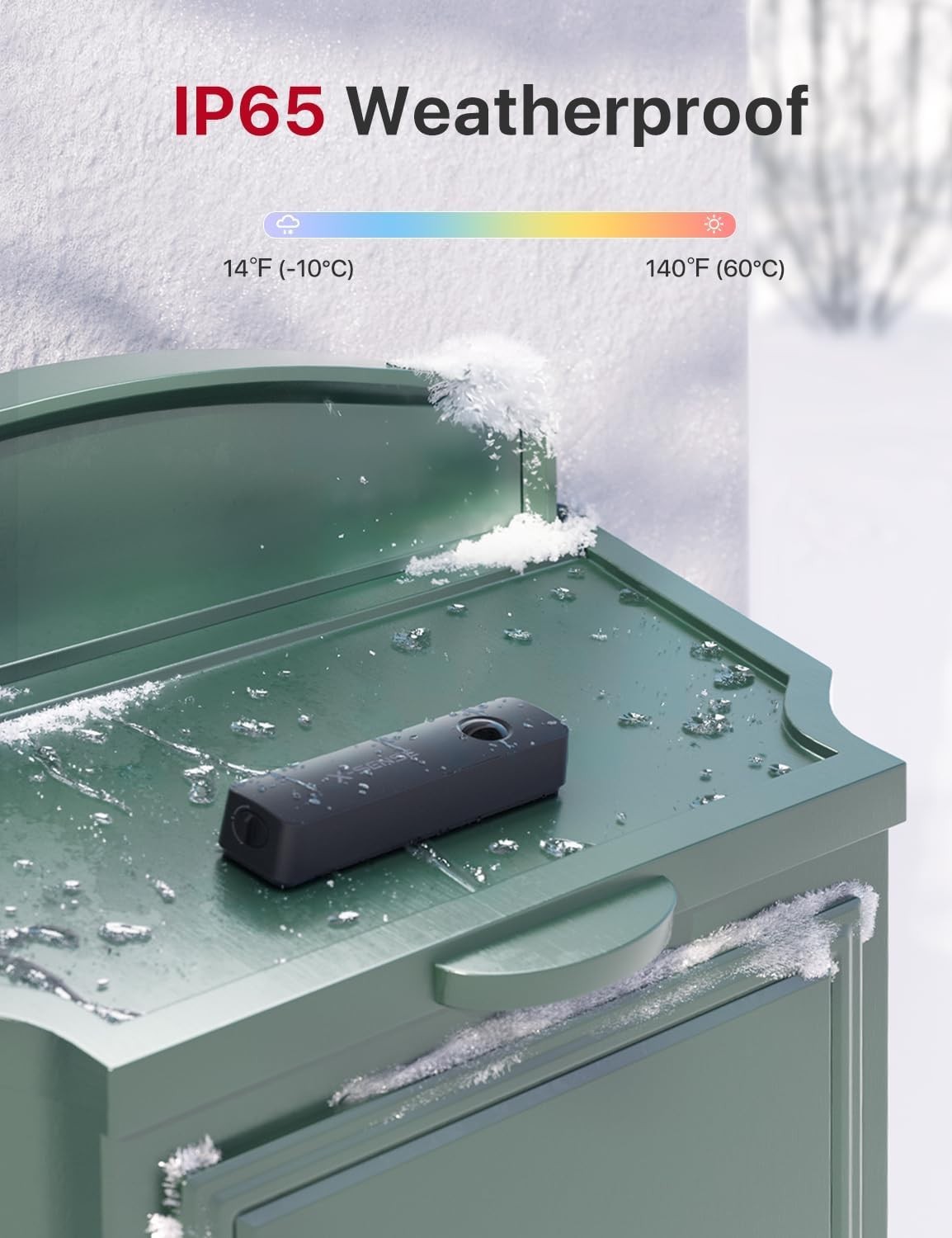 Smart Mailbox Alarm, Wireless Long Range Mailbox Alert, Mailbox Sensor with SBS5