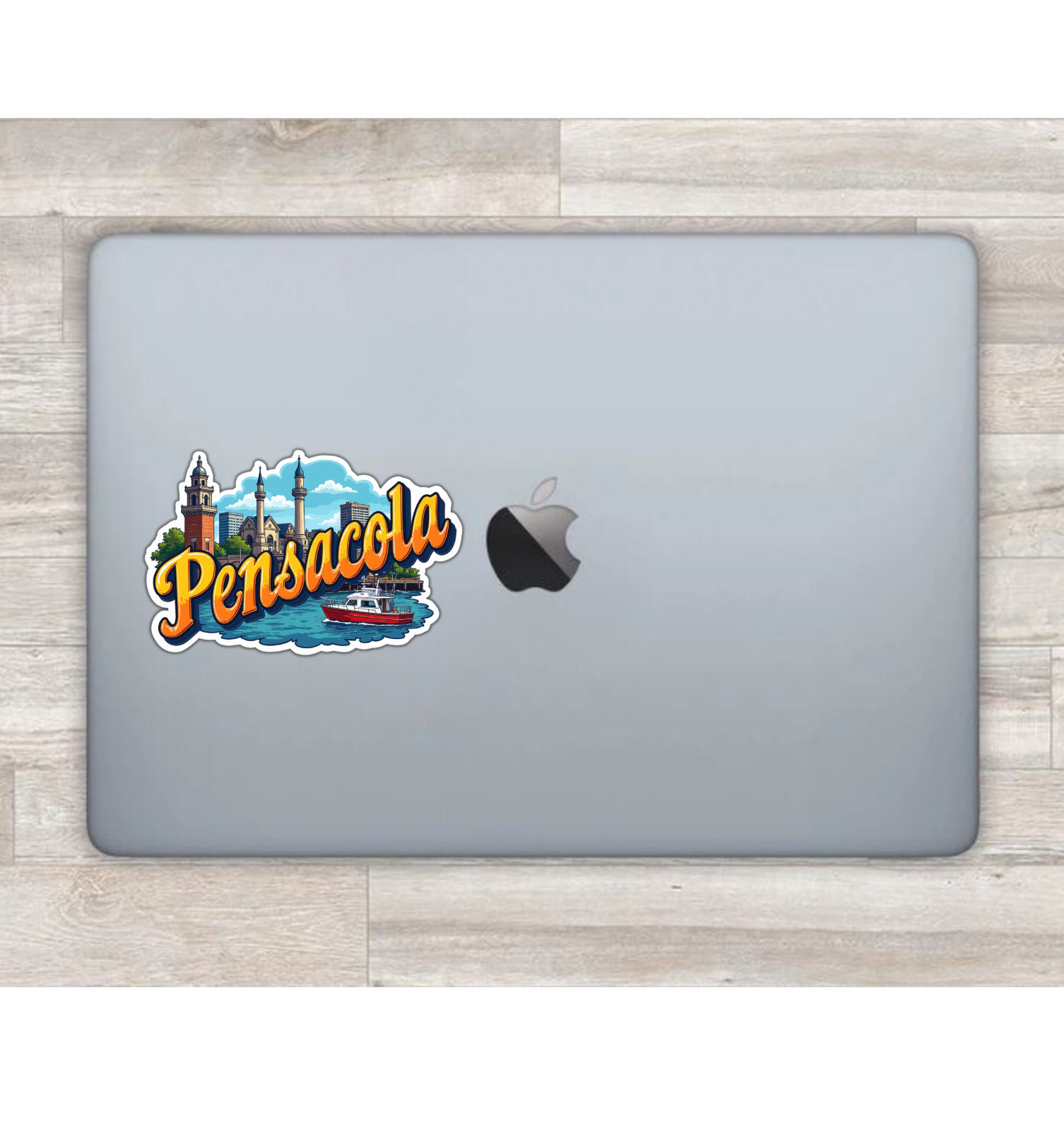 Pensacola Florida Fridge Magnet or Laptop Sticker