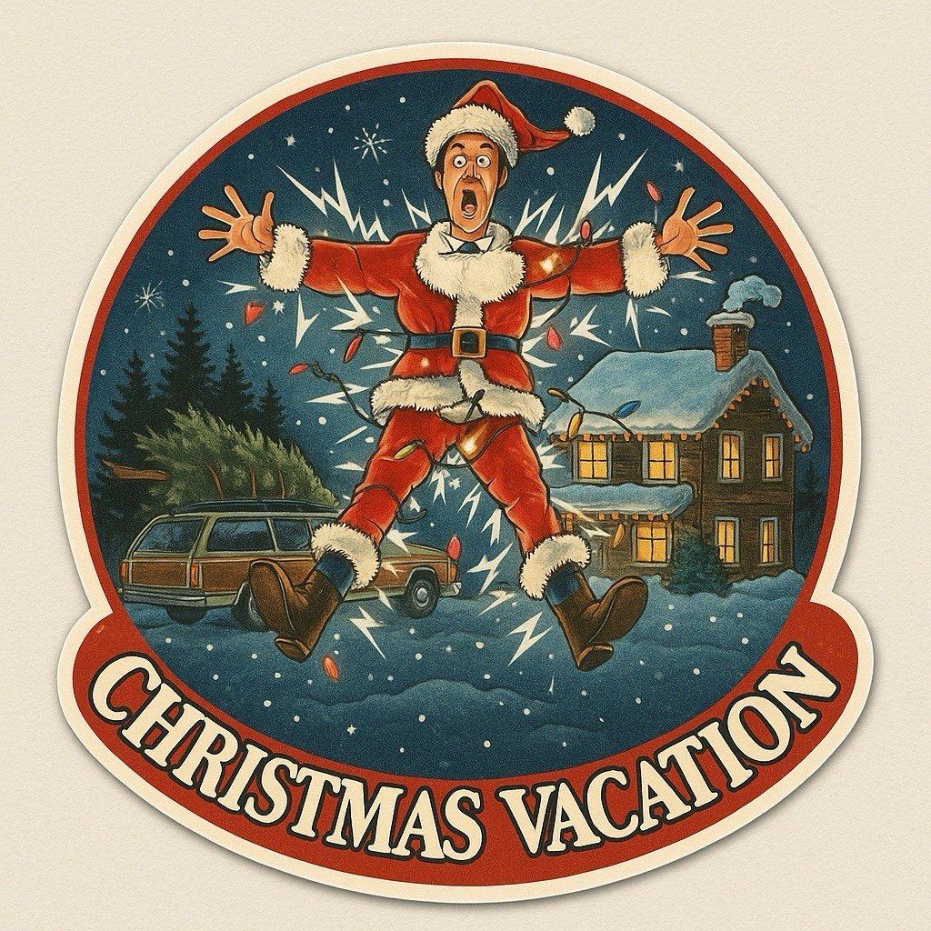 Christmas Vacation 3” Vinyl Sticker Decal Inspired Clark For Mugs Cars Fun