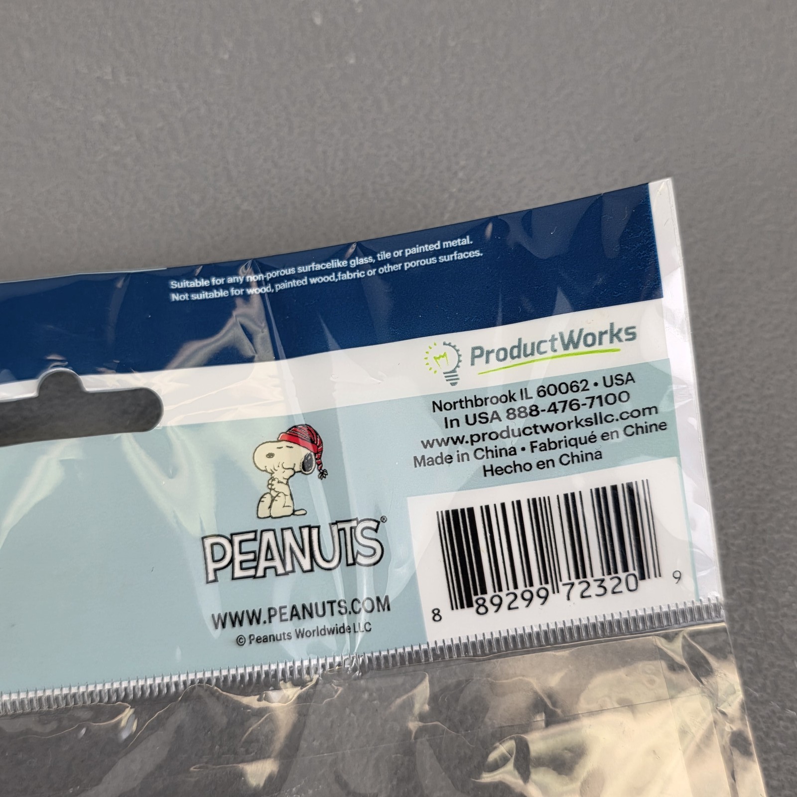 Peanuts Charlie Brown Christmas Window Clings Set of 2 Holiday Decor Reusable