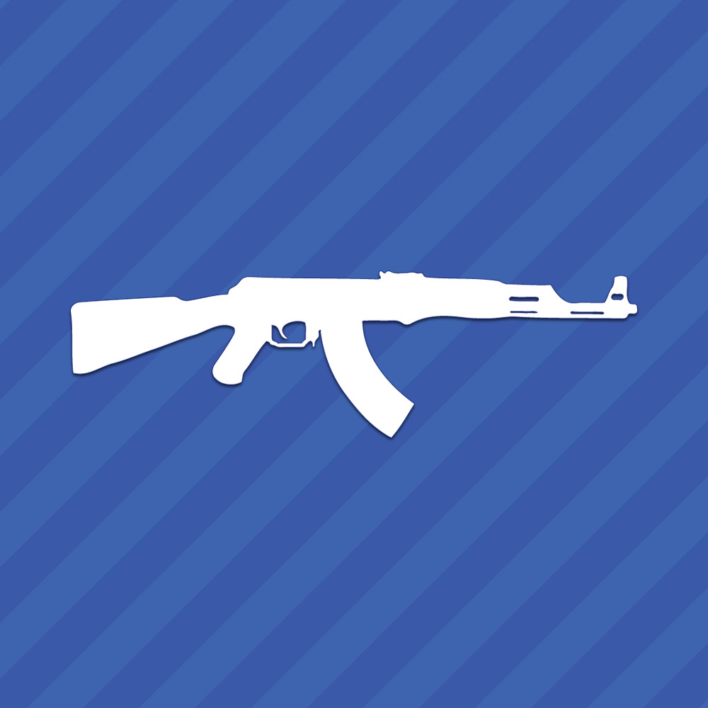 AK-47 AK47 Gun Vinyl Decal Sticker