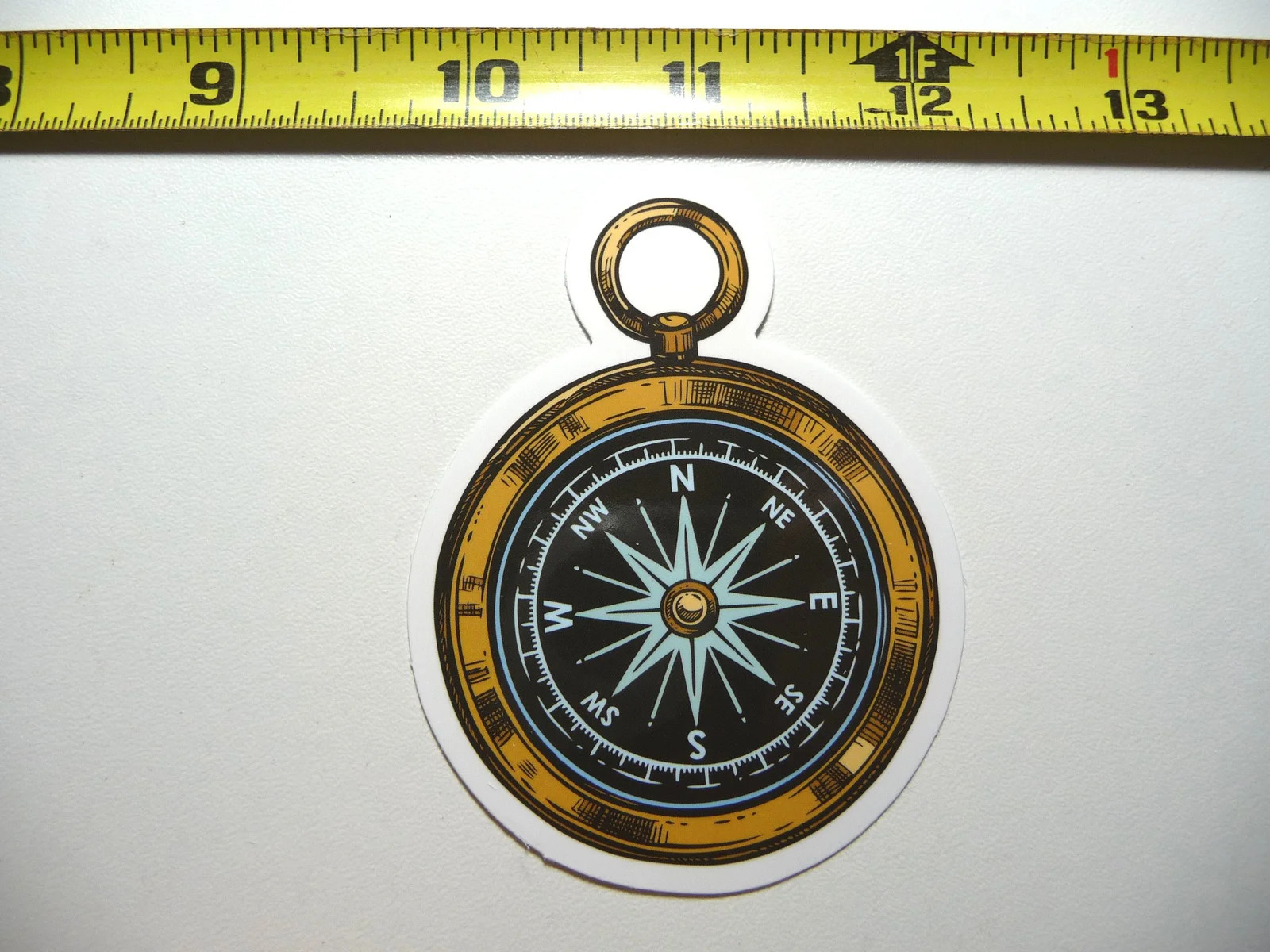 COMPASS SMALL STICKER DECAL CAMPING OUTDOORS HIKE HIKING NATURE ADVENTURE