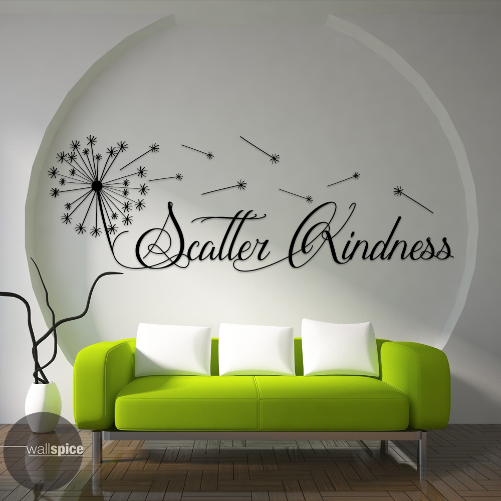 Scatter Kindness Vinyl Wall Decal Sticker