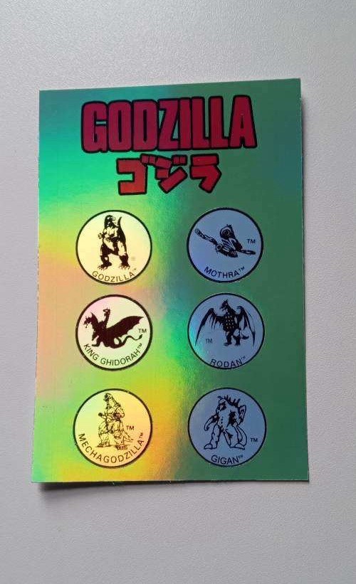 Classic Godzilla Logo 6 Sticker Two Pack