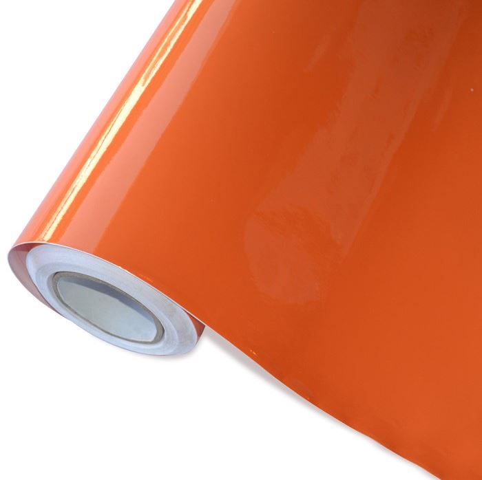 Orange adhesive film ktm polished for interior and motorcycle scooter car tuning