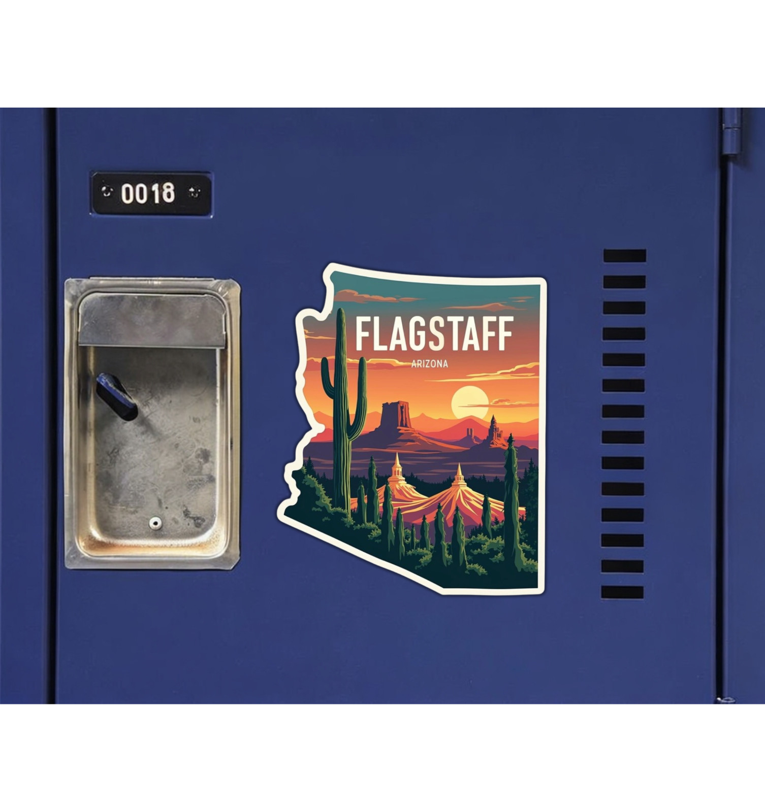 Flagstaff Arizona Fridge Magnet or Laptop Sticker