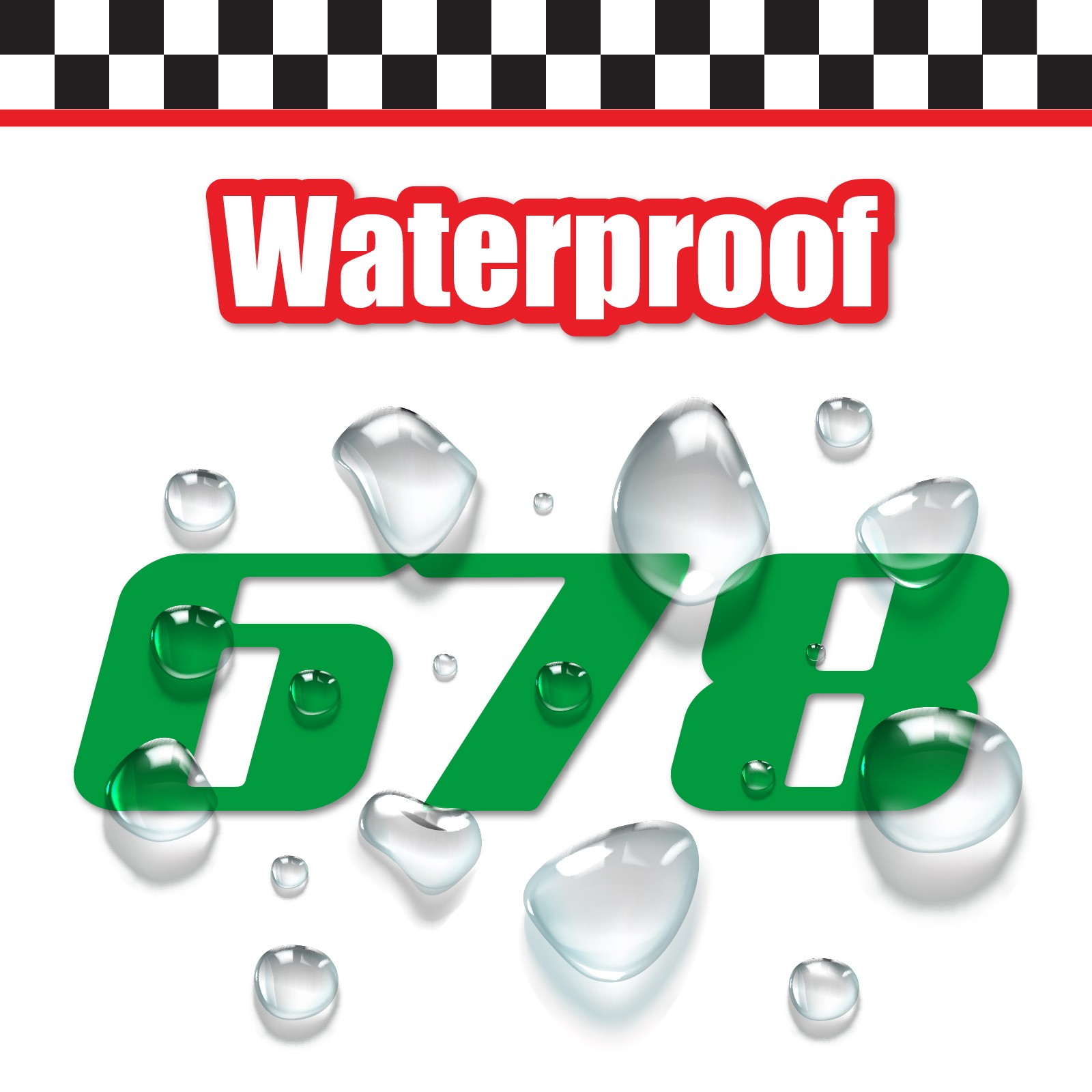 3x 3 Digit Custom Single Number Stickers Decal Locker Door Mailbox AddCityboy