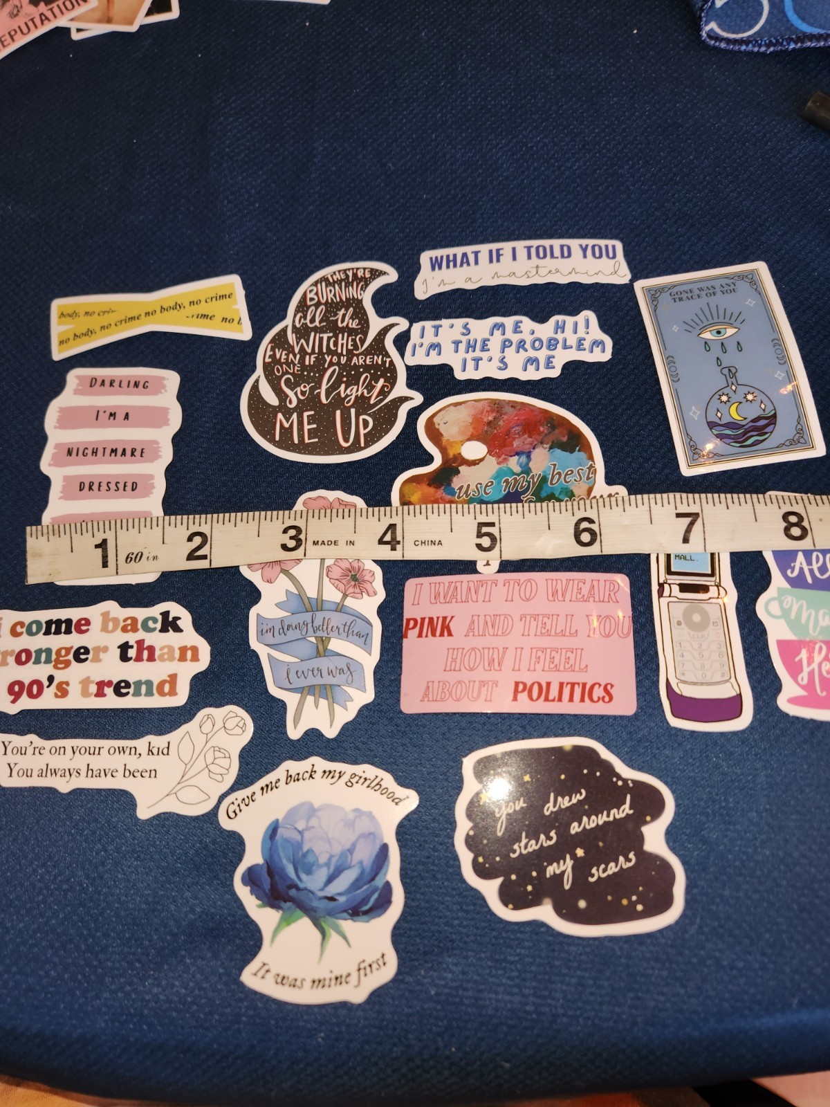 15 Taylor Swift Things Said Stickers, Swiftie, Laptop Stickers, Swiftie Decals