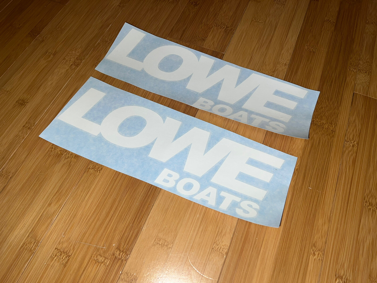 LOWE Boats Vinyl Decal Stickers White 12” (set Of 2) Window Truck Boat Fishing