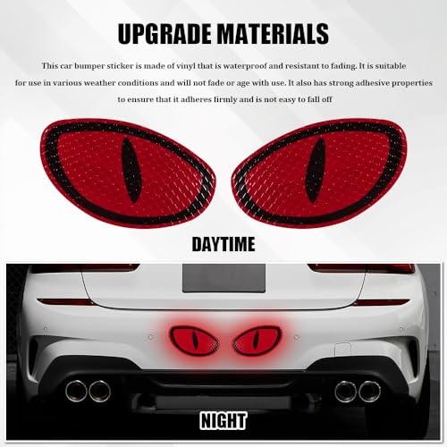 Reflective Stickers Car Decals, Motorcycle Decals and Graphics, High Red
