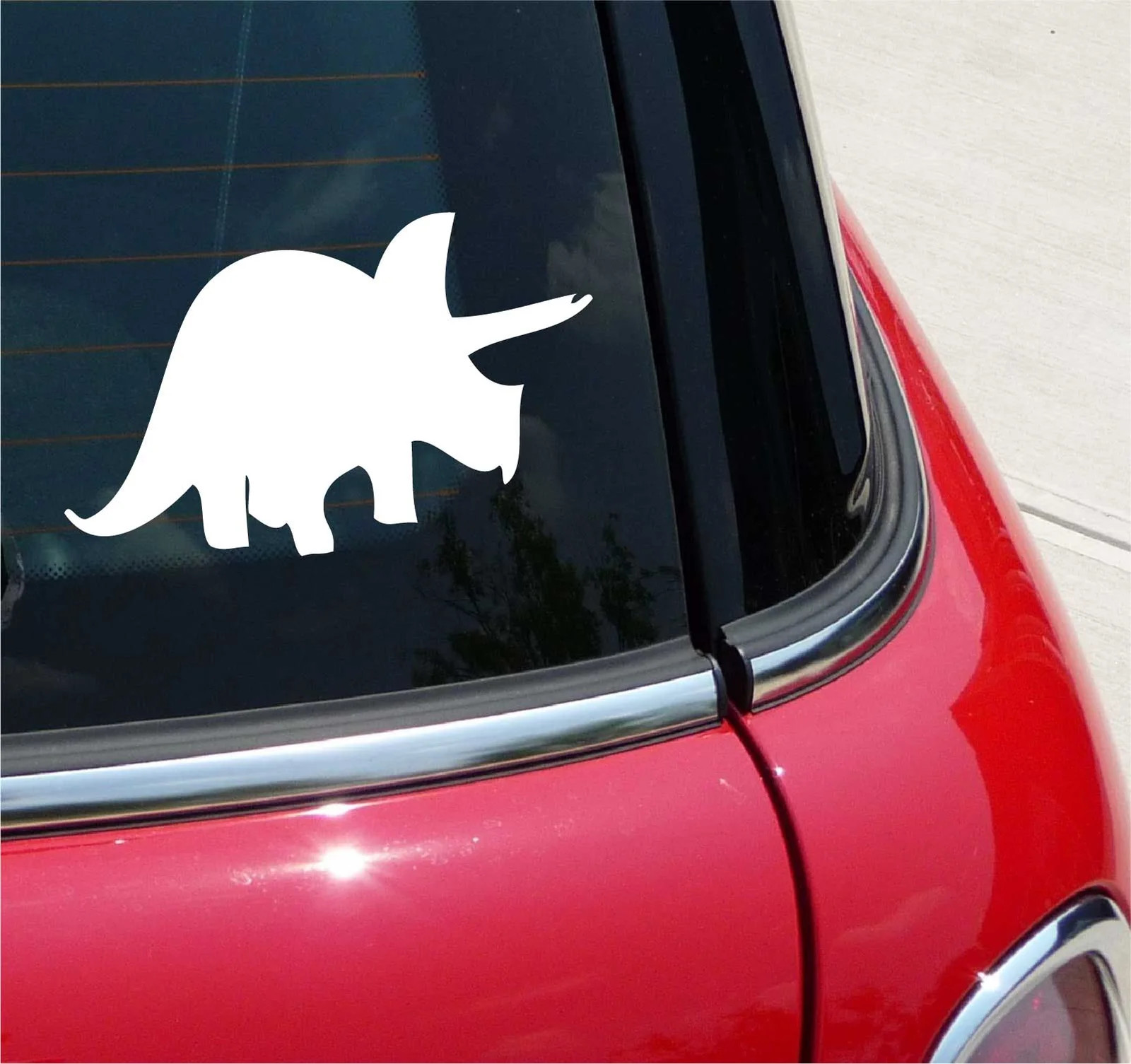 TRICERATOPS DINOSAUR DINO PREHISTORIC GRAPHIC DECAL STICKER WALL DECOR