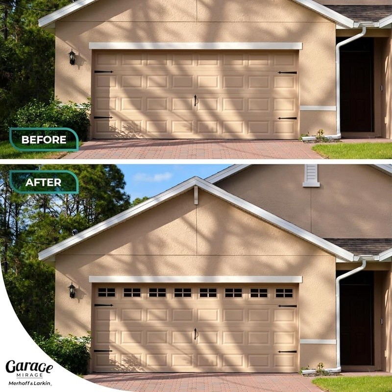Garage Window Magnet Set 32 Self Adhesive Decorative Faux Windows Upgrade New