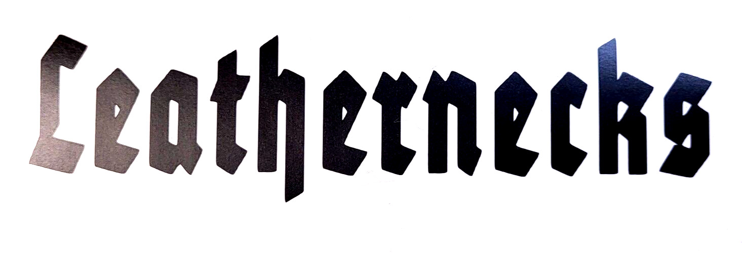 Leathernecks Vinal Decal Sticker 6" Inch