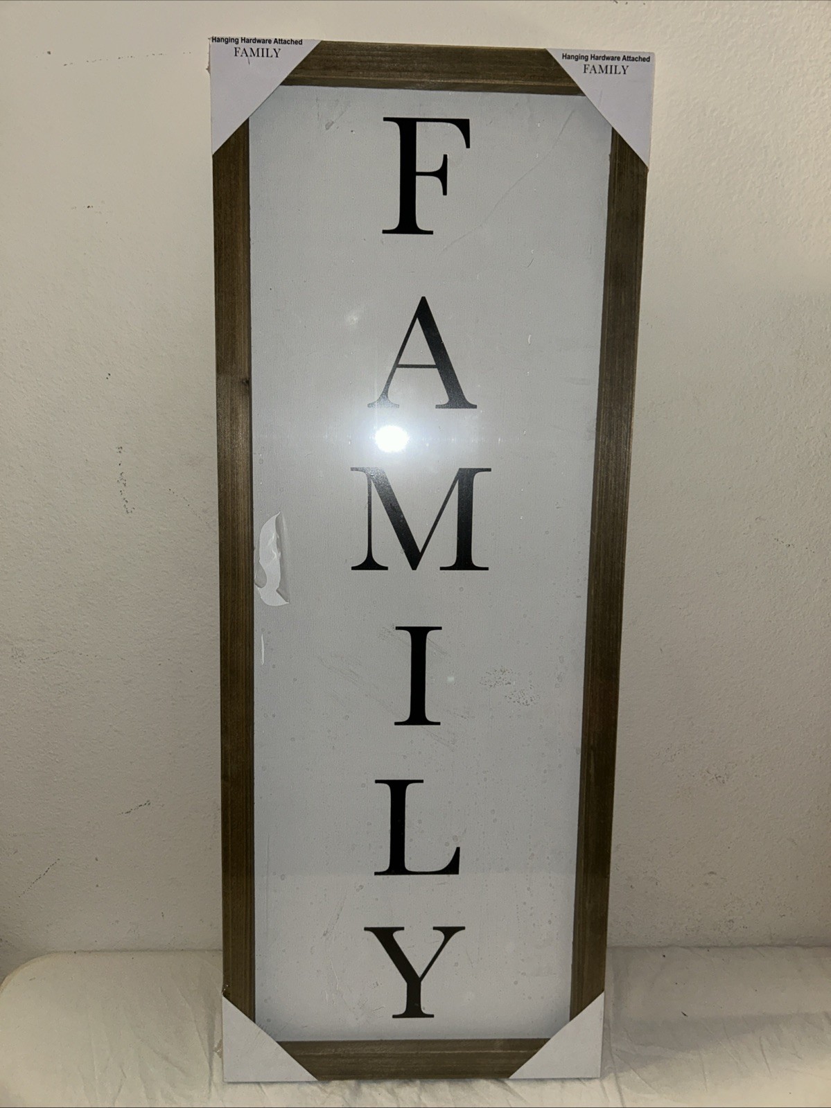 Oversized 36×14 FAMILY Vertical Wood Sign Frame Rustic Country Home Wall Decor