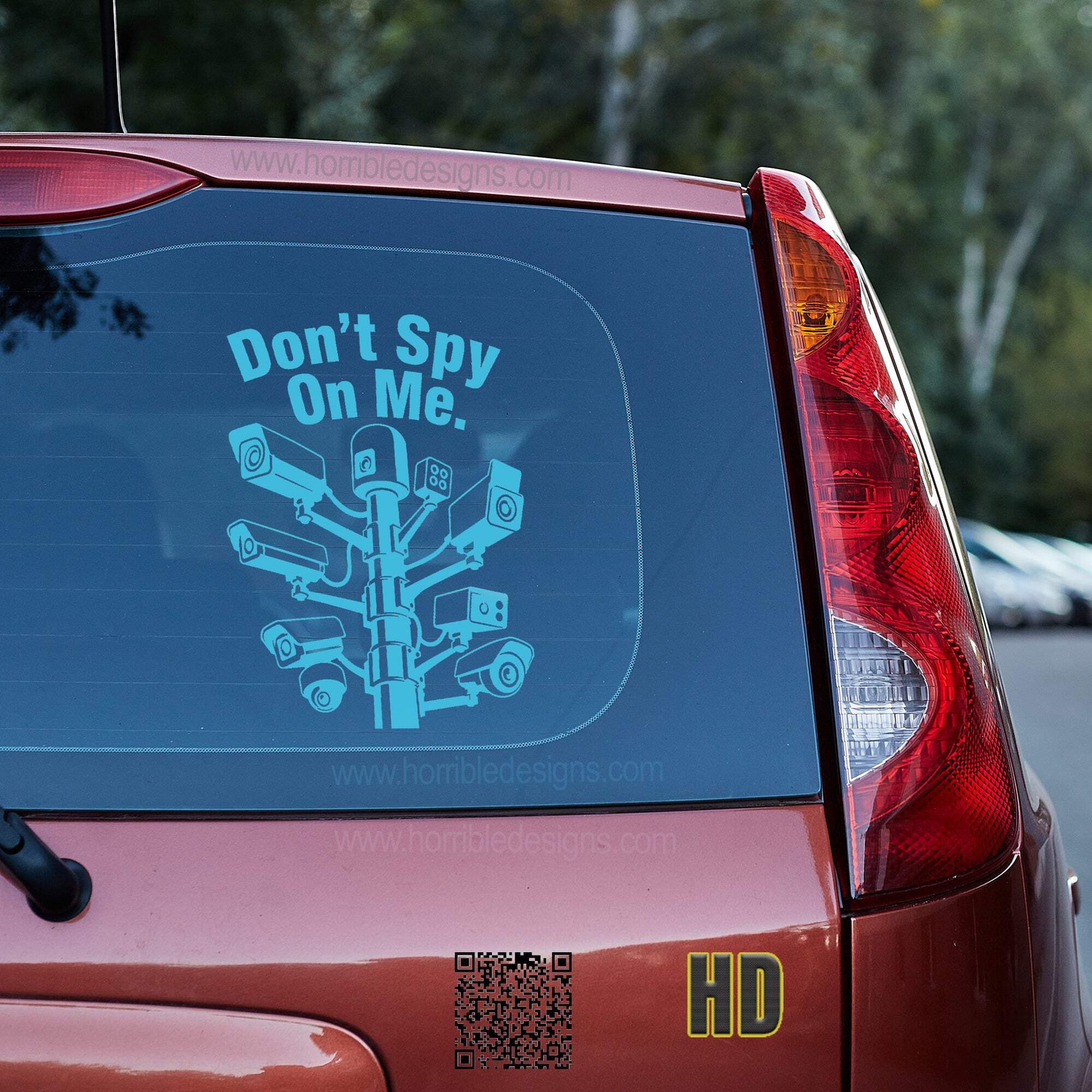 Don't Spy On Me Vinyl decal car truck window van liberty first 4th amendment