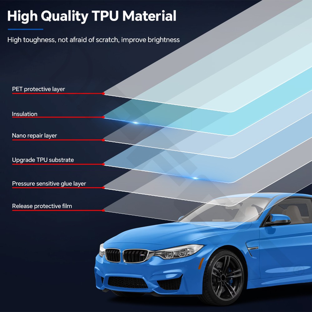 BMW M4 F82 2015-2020 PreCut Paint Protection Film Gloss Clear PPF TPU Kit