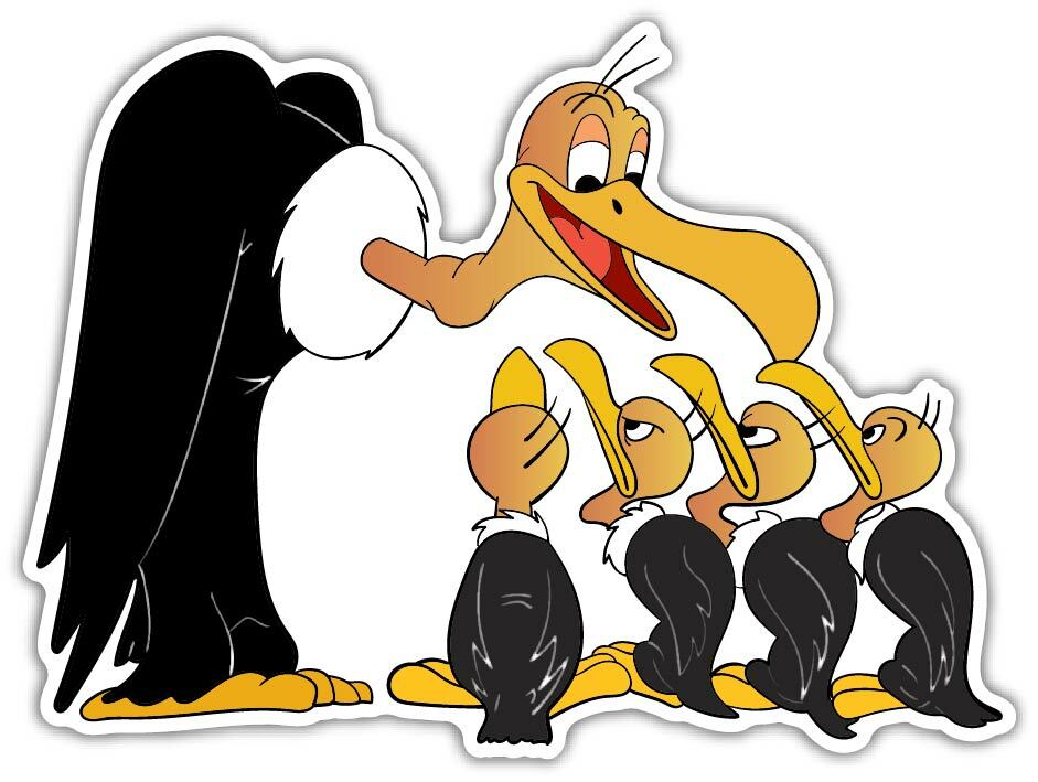 Beaky Buzzard Cartoon Sticker Decal laptop wall car phone Looney Tunes