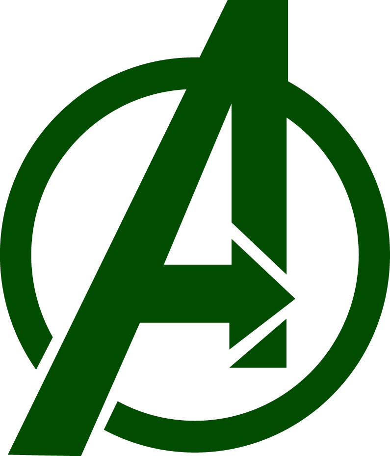Avengers "A" Decal Vinyl Sticker 3 Inches Tall Choose your Color! Marvel Comics