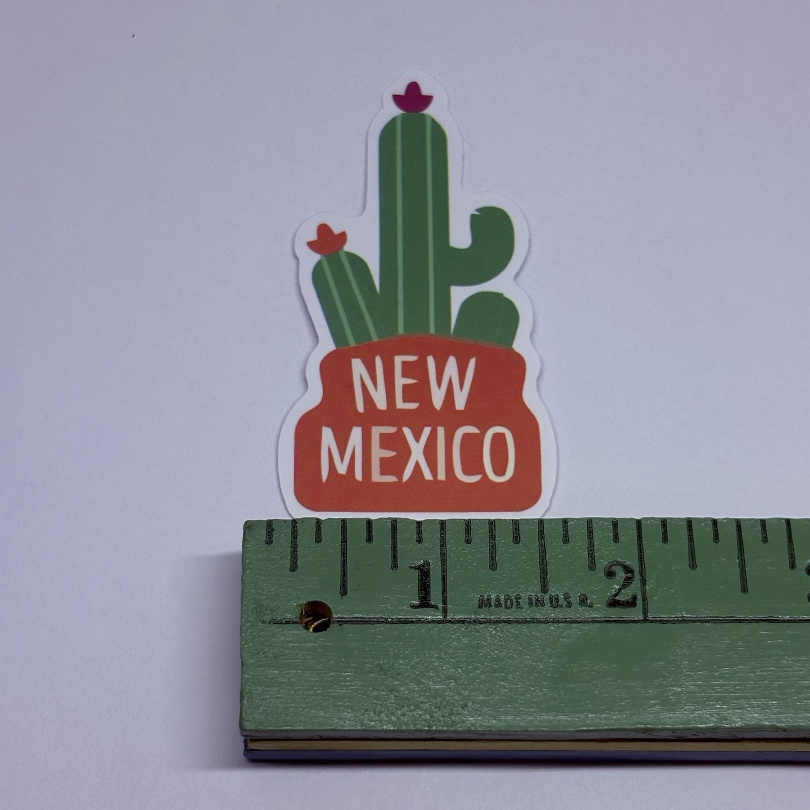 New Mexico Sticker Cactus Travel Art Decal Vinyl Country Souvenir Matte Tc6