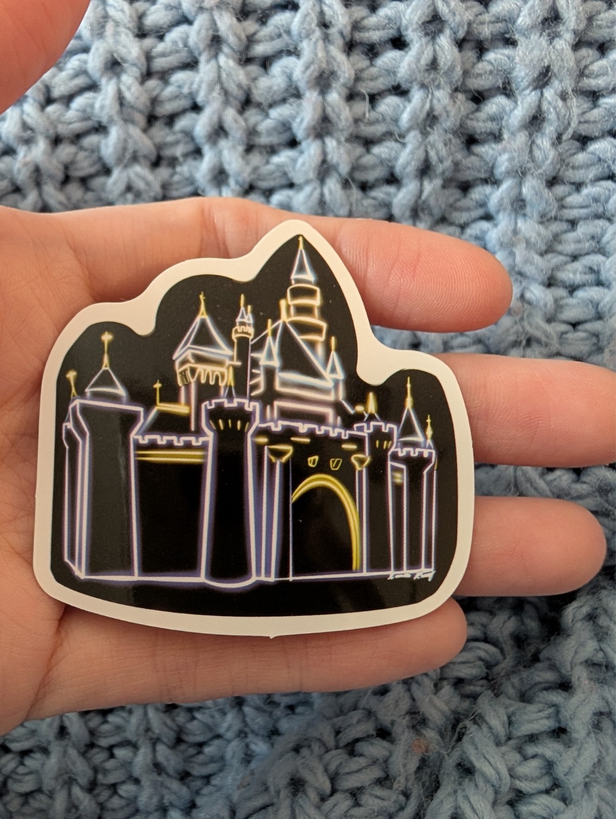 Disney parks, Disneyland, Disneyworld, Castle, Cinderella, Vinyl Sticker