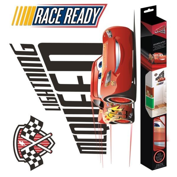 Disney Cars 3 Lightning McQueen RoomScapes Wall Decal 18 X 24" Removeable