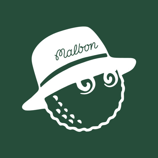MALBON Golf – 7 Pack Bundle – Waterproof Vinyl Decal Sticker, 6 Year Durability