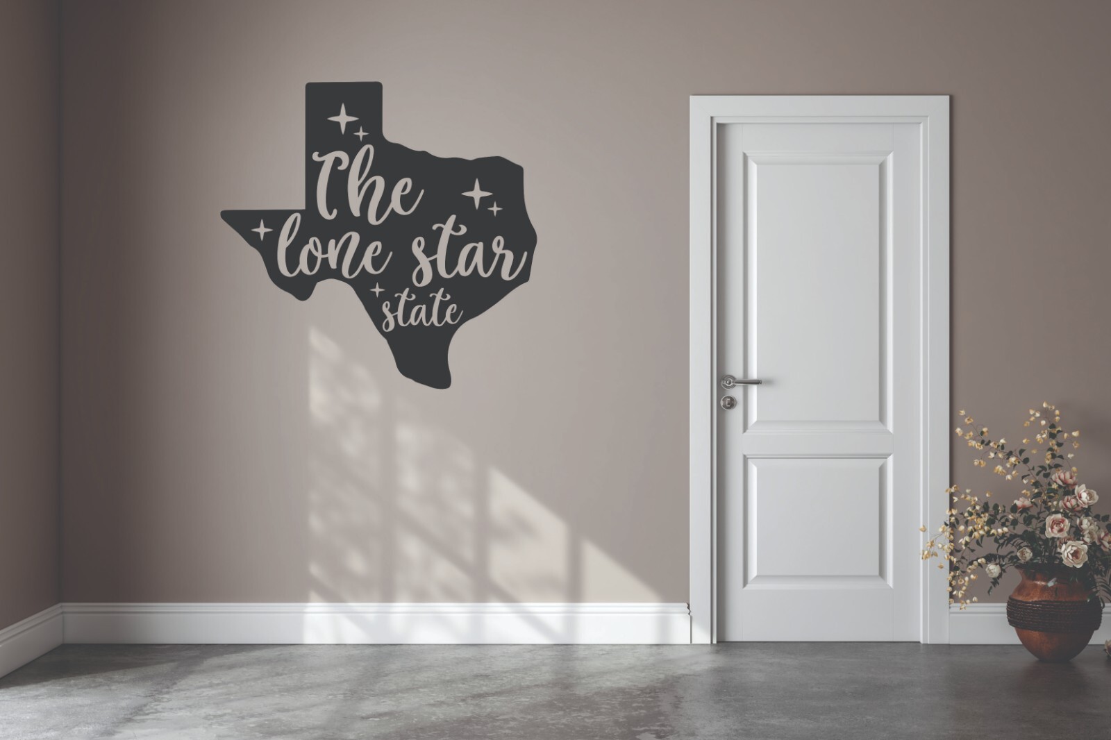 Lone Star Texas Die Cut Vinyl Decal Graphic Transfer Sticker Home State Decals