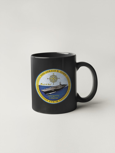 CVN-78 USS Gerald R. Ford Badge Sticker Decal