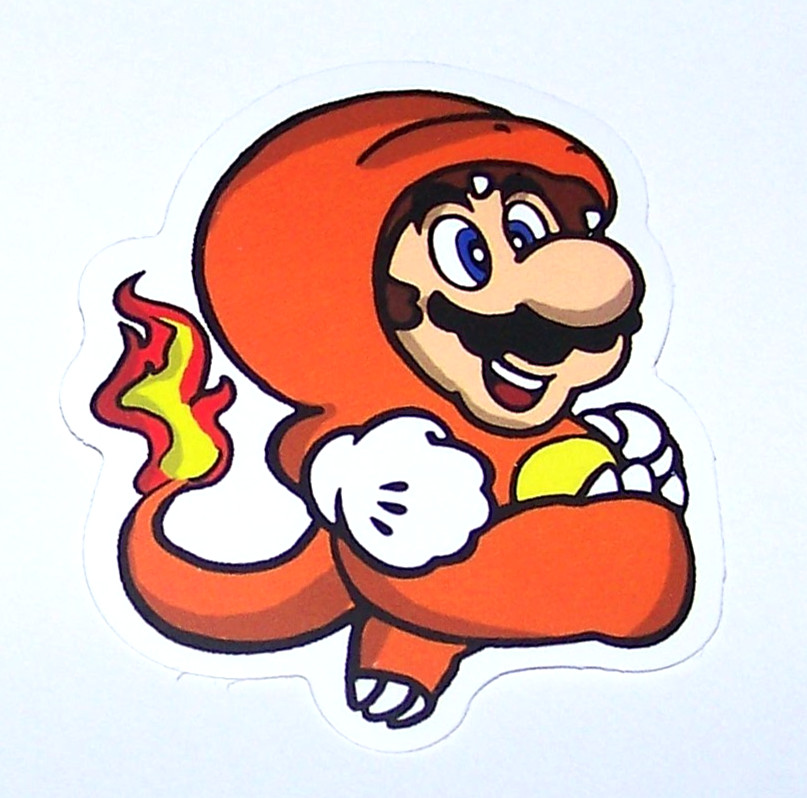 Super Mario Bros. – Cut Sticker Decal Movie Nintendo Video Game MARIO Charmander