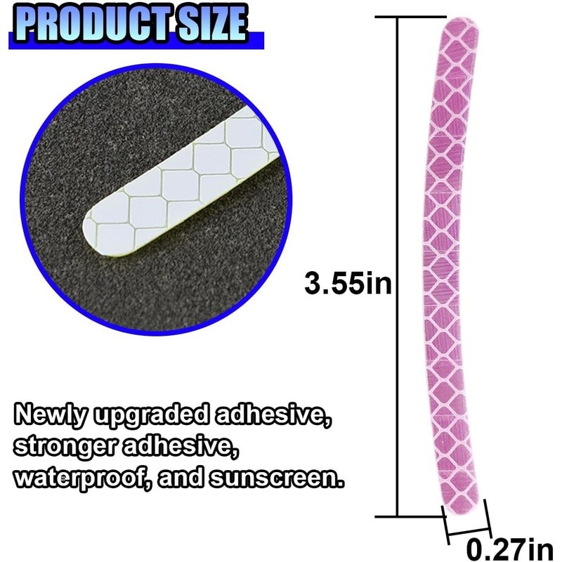20PCS Reflective Car Wheel Stripe Stickers PVC Waterproof Tire Rim Decals New