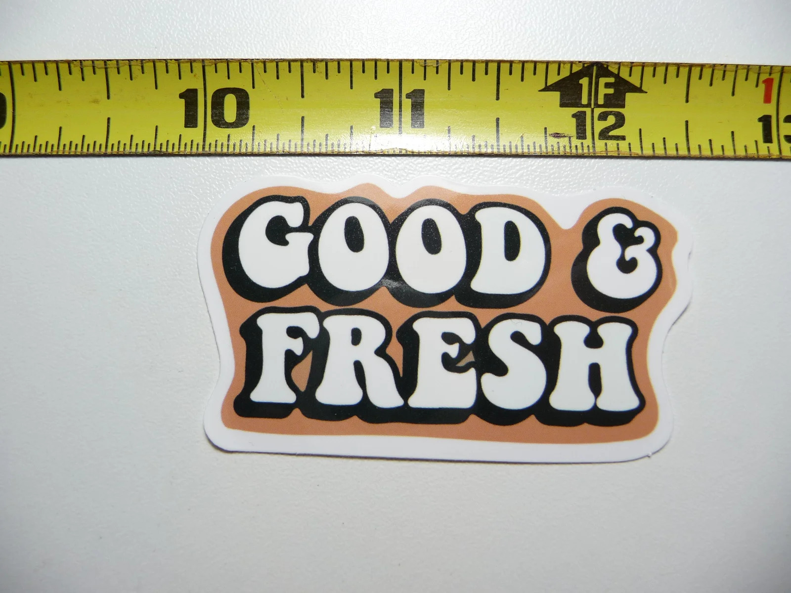 GOOD AND FRESH SMALL STICKER DECAL MOTIVATIONAL POSITIVE ATTITUDE MOTIVATE